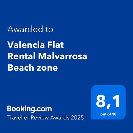 Valencia Flat Rental Malvarrosa Beach Zone Kültér fotó